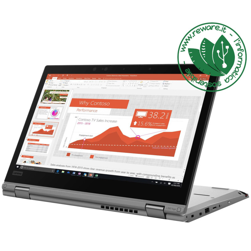 Lenovo ThinkPad L390 Yoga Core i5-8365U 13" FHD 16Gb SSD 256Gb Windows 11 Pro