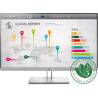 Monitor LCD 27" IPS HP EliteDisplay E273q QHD 2560x1440 VGA HDMI DP