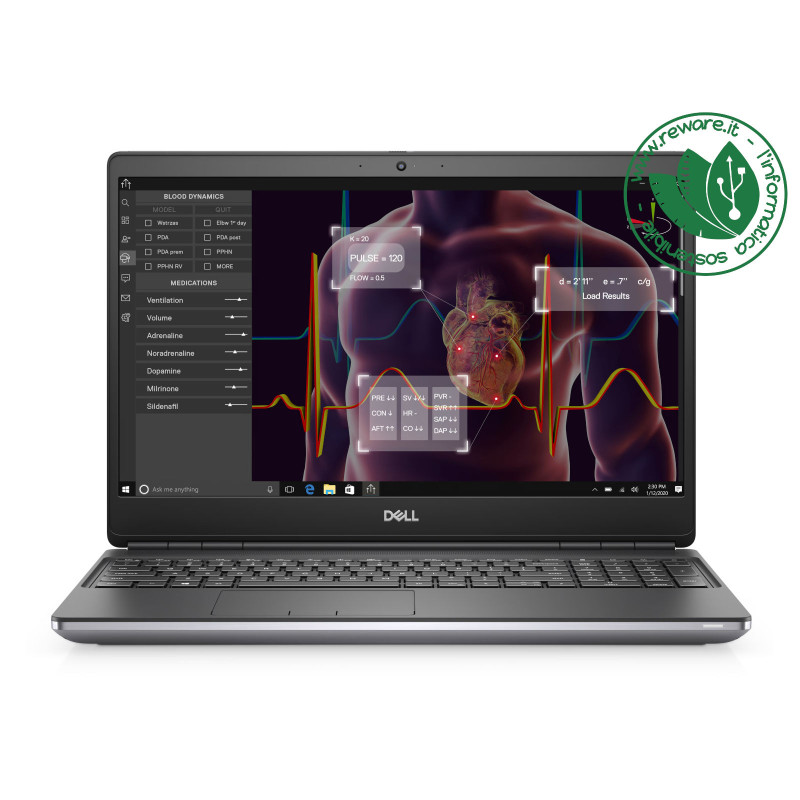 Dell Precision 7750 17" FHD Core i7-10750H 32 SSD 512Gb RTX 3000 Windows 11 Pro