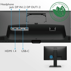 Monitor LCD 27" BenQ GW2785tc Led IPS FullHD 1920x1080 HDMI DisplayPort USB-C