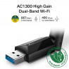Adattatore wireless USB TP-Link Archer T3U Plus AC1300 con antenna esterna