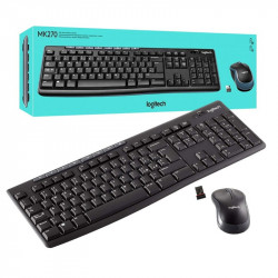 Kit tastiera e mouse wireless usb Logitech MK270  - nuovo