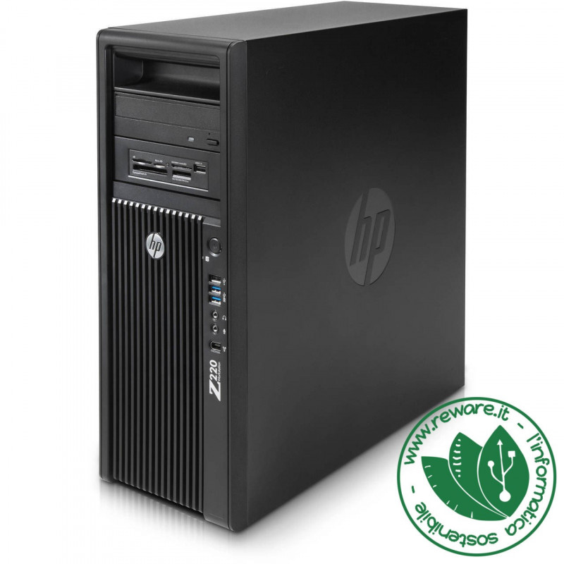 HP Z220 Xeon E3-1225v2 8Gb SSD 480Gb dvdrw Windows 10 Pro