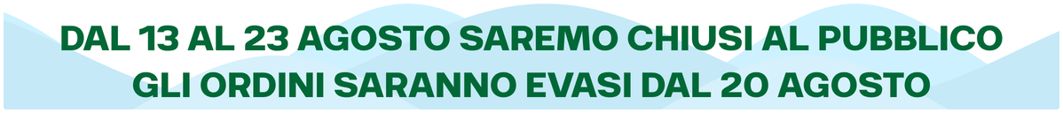 Chiusi dal 13 al 23 Agosto